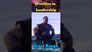 Greef Karga's Leadership Style #Mandalorian #DisneyPlus #StarWars