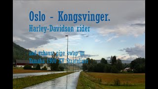 Trip to Kongsvinger on my Harley-Davidson Sportster. 1200cc ride.