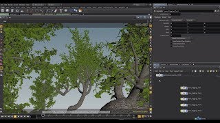 Procedural Tree Rigging For Feature Film: SpeedTree To Houdini Workflow