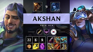 Akshan Mid vs Lissandra: Godlike - KR Master Patch 14.18