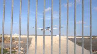 KLM A330-200 On Bio Fuel Landing Aruba