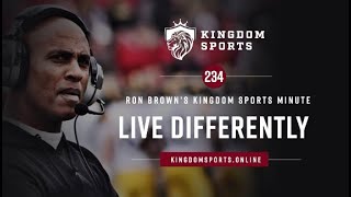 Kingdom Sports Minute #234 Live Differently