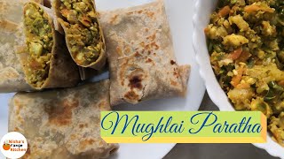 Mughlai Paratha || Veg Mughlai Paratha || Paneer Stuffed Paratha || Nisha's Orange Kitchen