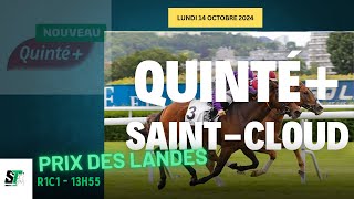 PRONOSTIC TURF  PMU QUINTÉ TOP 5 PRIX DES LANDES QUINTÉ DU LUNDI 14 OCTOBRE 2024 #QUINTE#PMU#TURF