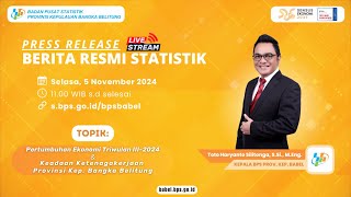 Berita Resmi Statistik (BRS) BPS Provinsi Kepulauan Bangka Belitung