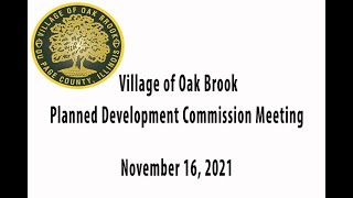 2021-11-16 Planned Development Commission Meeting