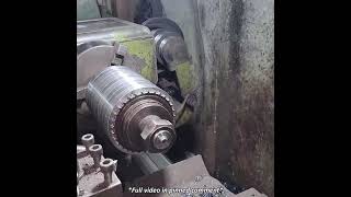 Manufacturing process of gears by manual machinists with amazing skills