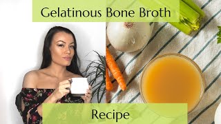 BEST GELATINOUS BONE BROTH RECIPE! - EX-VEGAN HEALING - Joint Pain - Leaky Gut Healing