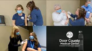 First Covid-19 Vaccinations at Door County Medical Center