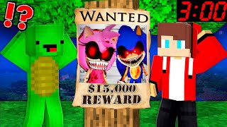 JJ and Mikey Wanted Scary SONIC.EXE and Friends At Night In Minecraft Challenge - Maizen