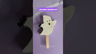 👻🍭 #spookytreats #ghostcakepop #halloweenfood #candystutorials #spookyvibes #chocolate #halloween