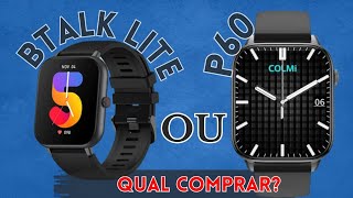 Zeblaze Btalk Lite Vs Colmi C60 - Qual é o melhor? Smartwatches baratos, Comparativo.