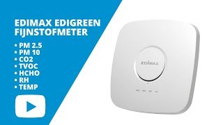 Edimax EdiGreen Home fijnstof- en luchtkwaliteitsmeter | Ventilatieland.nl