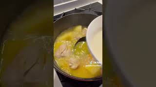 Hpw To Make Turkish Chicken Leg & Potato Soup (Tavuk Haşlama) Recipe