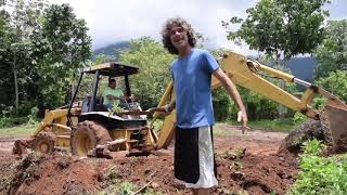 Preparing the ground to build Sacred Sound Studios