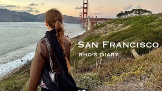 Travel Vlog - San Francisco 3 day itinerary with no car, tourist attractions & delicious food