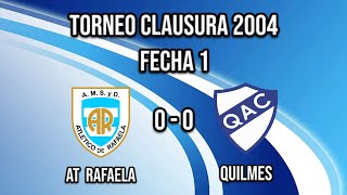 Atletico Rafaela vs Quilmes - Torneo Clausura 2004 - Fecha 1 - Resumen Futbol Argentino