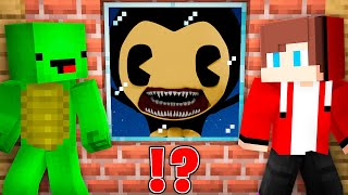 How BENDY TAPES Attacked Mikey and Jj in Minecraft at 3:00 AM !? - Maizen