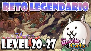 Reto Legendario (Legend Quest) | Level 20 - 27 | The Battle Cats