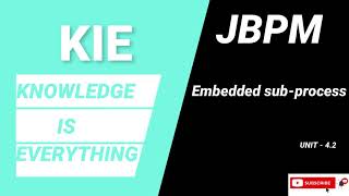 jBPM Embedded sub-process | jBPM 7 tutorial | Unit 4.2 | KIE TUTORIALS