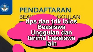 kok bisa terima beasiswa unggulan dan Beasiswa lain