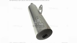 18002-1738 body-comp-muffler,lh Kawasaki GPZ500S