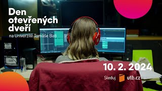 Den otevřených dveří UTB | 10. 2. 2024