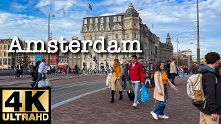 Amsterdam Walk🇳🇱  Burgwallen-Nieuwe Zijde, Haarlemmerbuurt, Haarlemmerstraat | October 2022 [4K]