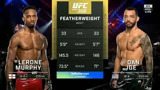 Lerone Murphy vs Dan Ige|UFC 308|Full Fight Highlights #ufc308 #danige #mma #fightnight