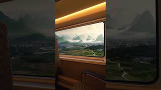 UNBELIEVABLE! IS THIS CHINA? 🇨🇳 The Most Unreal Scene Captured on the High-speed Railway Train!!