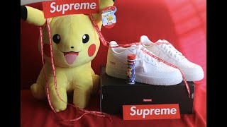 Unboxing SOLD OUT Supreme Air Force1‼️