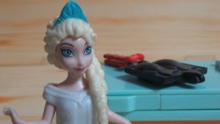 붕어빵을 만드는 겨울왕국 엘사 Frozen Elsa Making Taiyaki Bread