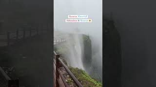 Reverse waterfall Kavalshet Point Amboli #reversewaterfall #amboli #maharashtra #amboliwaterfall