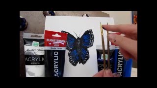 How to paint a butterfly