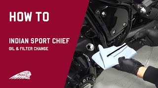 2023 Indian Sport Chief | Oil and Filter Change - Indian Motorcycle