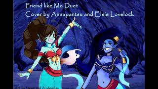 Friend Like Me but it´s sung by two female genies - Aladdin - Duet (Elsie Lovelock, AnnaPantsu)