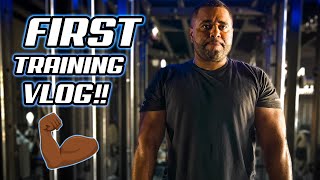 FIRST TRAINING SESSION VLOG!!