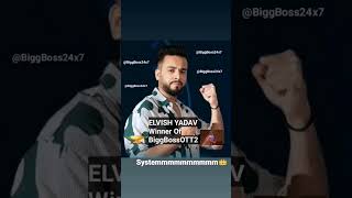 Elvish yadav winner big boss #elvishyadav #elvisharmy #biggboss #bhaichara #viral #reels #shorts