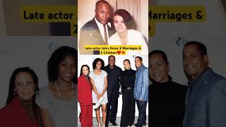 Late actor John Amos 2 Marriages & 2 Children❤️💘#shorts#hollywood#couplegoals#blacklove#rip