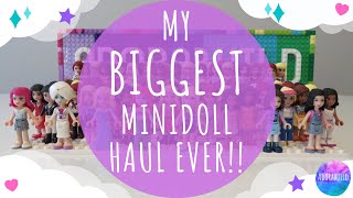 My BIGGEST minidoll haul EVER.!! 124 Lego minidolls