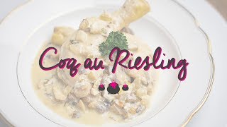 Zum ersten Mal flambiert! Coq au Riesling :o)