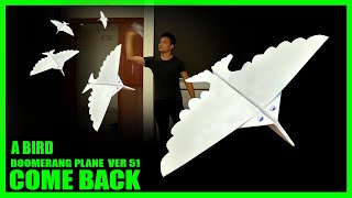 Kağıttan Boomerang Uçak Yapımı 11 | Bumerang kağıt uçakları yapma | Paper Airplane