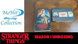 Stranger Things Season 1 Blu-ray VHS Unboxing