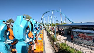 PROTOTYPE COASTER - SeaWorld Surf Roller Coaster POV