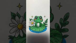 Малюємо Жабку #shortvideo #shorts #short #drawing #frog #детскиепесни #песенки #дети #мультики #art