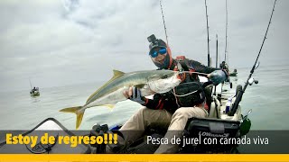 PESCA EN KAYAK- UN GRAN ESFUERZO, UNA BUENA RECOMPENSA, JUREL A BORDO!!!