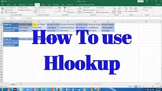 Hlookup in excel | Excel tutorials in Hindi | Excel for beginners