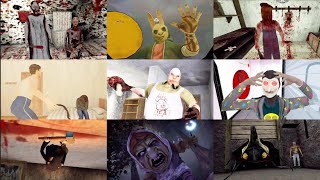 Death Scenes - Bonus Episode | Granny Chapter Two👿Schoolboy Runaway👿Horror Tale 2👿Witch Cry 2 & More