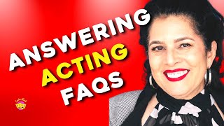 12 Top Acting Questions ANSWERED! #actingcareer #actingadvice