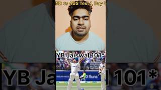 Yashasvi Jaiswal Scores First Century in Australia: #CricketHistory #BGT2024 #JaiswalCentury #shorts